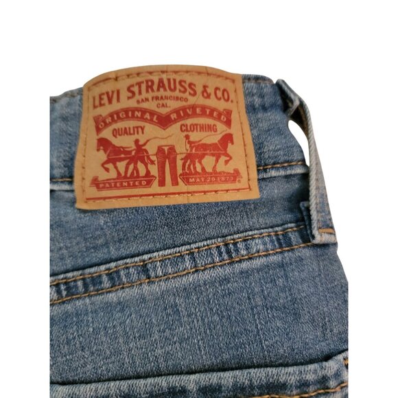 Levis 721 High Rise Skinny Jeans W27 L28 Women Denim Blue - Picture 3 of 8